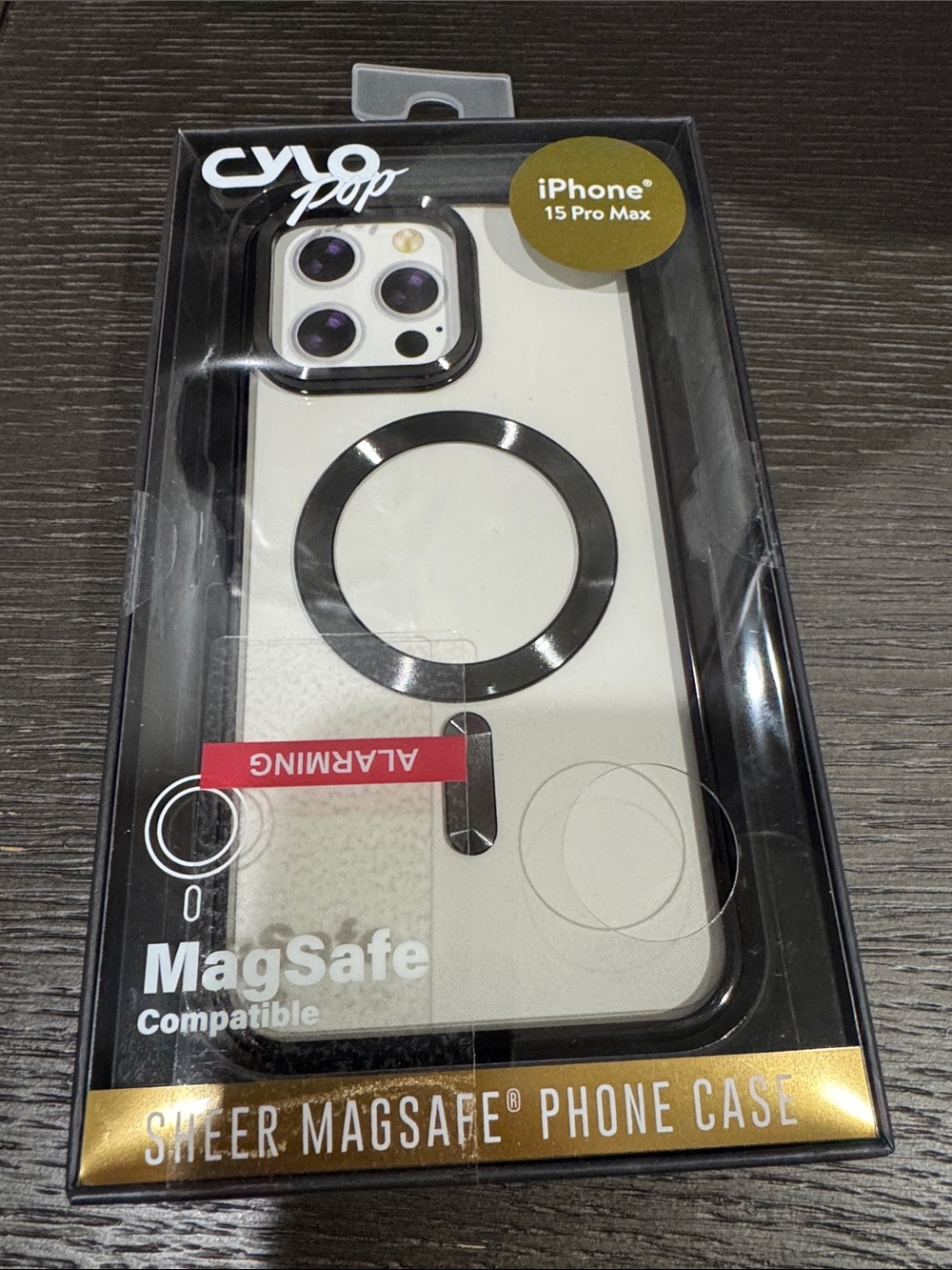 Cyo Pop Sheer MagSafe Phone Case for iPhone 15 Pro Max - White